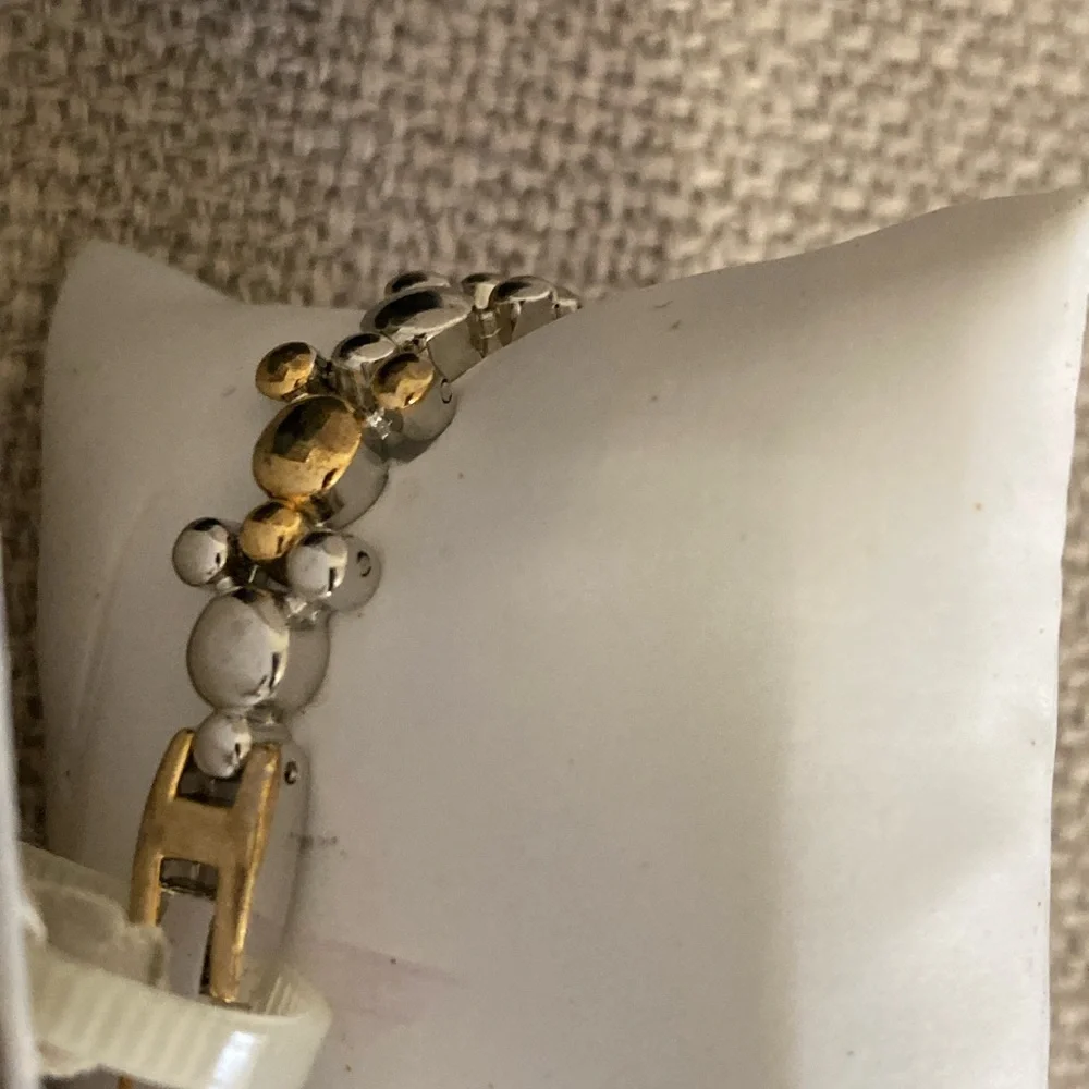 Disney Mickey Mouse Silver and Gold Women's Watch - Picture 4 of 5